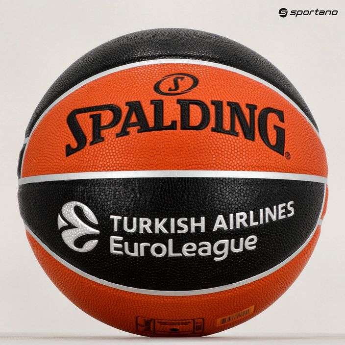 Spalding Euroleague TF-500 Legacy 2021 basket arancione / nero taglia 7 6