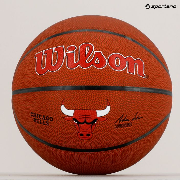 Wilson NBA Team Alliance Chicago Bulls marrone basket dimensioni 7 6