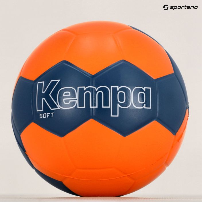 Pallamano Kempa Soft grigio freddo/arancio neon taglia 0 6