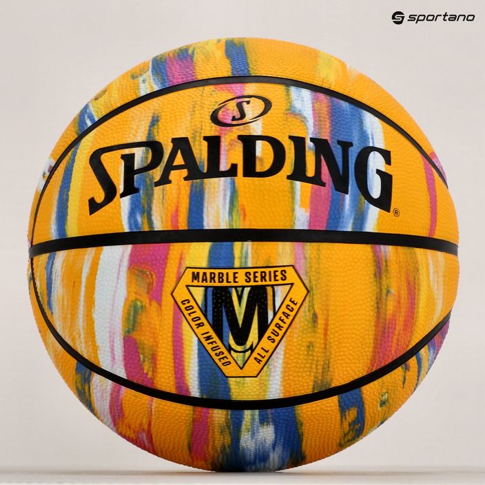 Spalding Marble basket giallo taglia 7 6