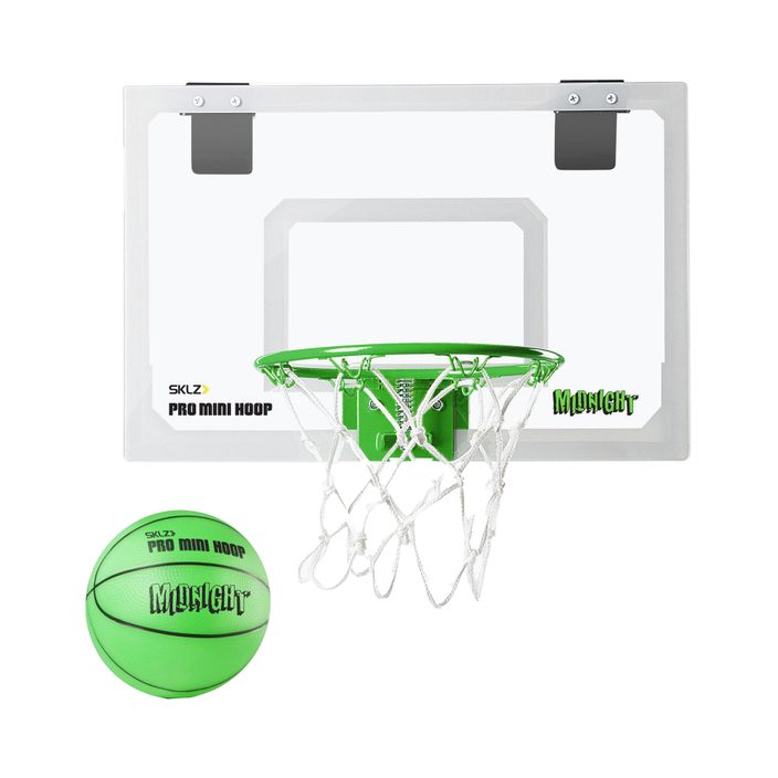 SKLZ Pro Mini Hoop Midnight Fluorescent Basketball Set 1715 8