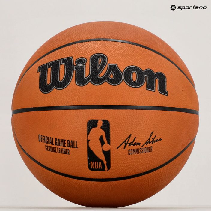Wilson basket NBA Official Game Ball marrone taglia 7 9