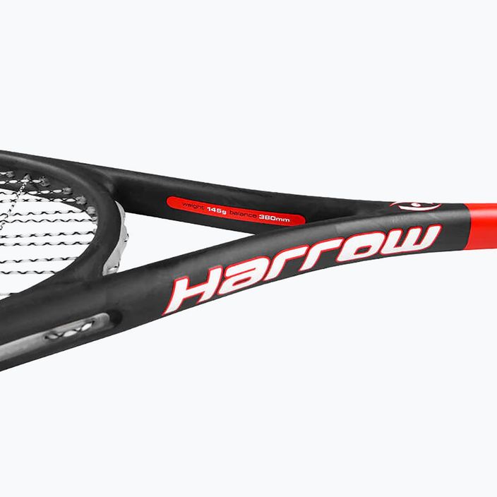 Racchetta da squash Harrow M-140 nero/rosso 8