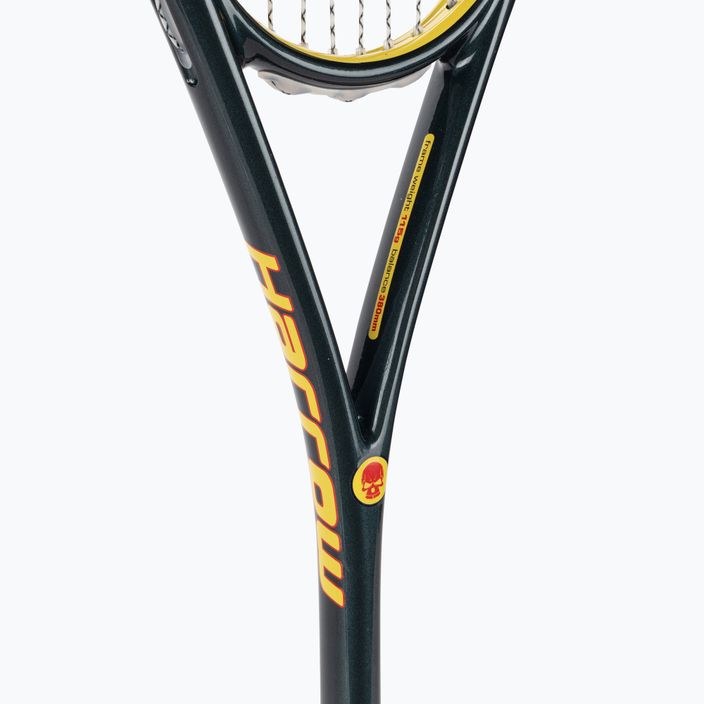 Racchetta da squash Harrow Vapor 115 Misfit grigio/giallo 4