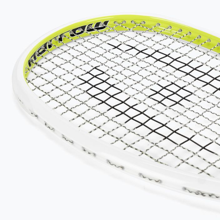 Racchetta da squash Harrow Vapor 115 Raneem El Welily Signature bianco/lime 5