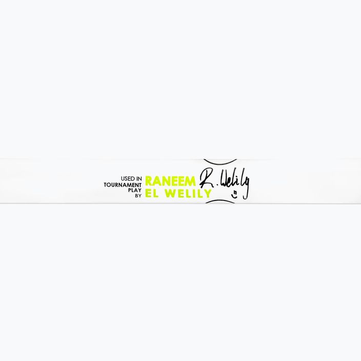 Racchetta da squash Harrow Vapor 115 Raneem El Welily Signature bianco/lime 9