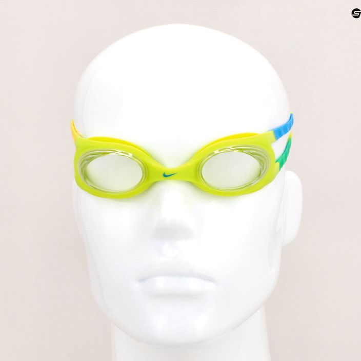 Occhialini da nuoto Nike Easy Fit per bambini verde atomico 8