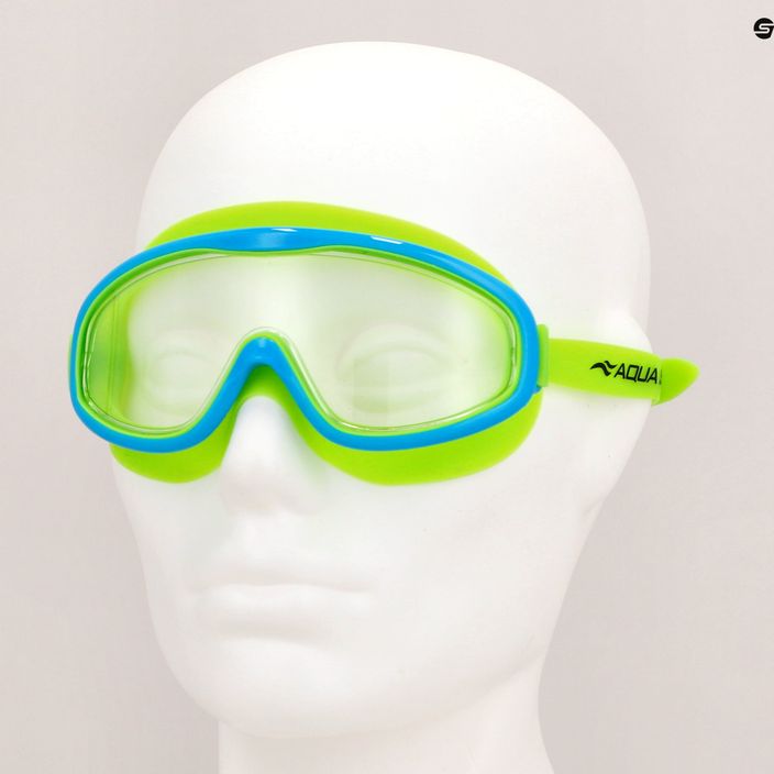 AQUA-SPEED maschera da nuoto per bambini Tivano JR blu/verde 7