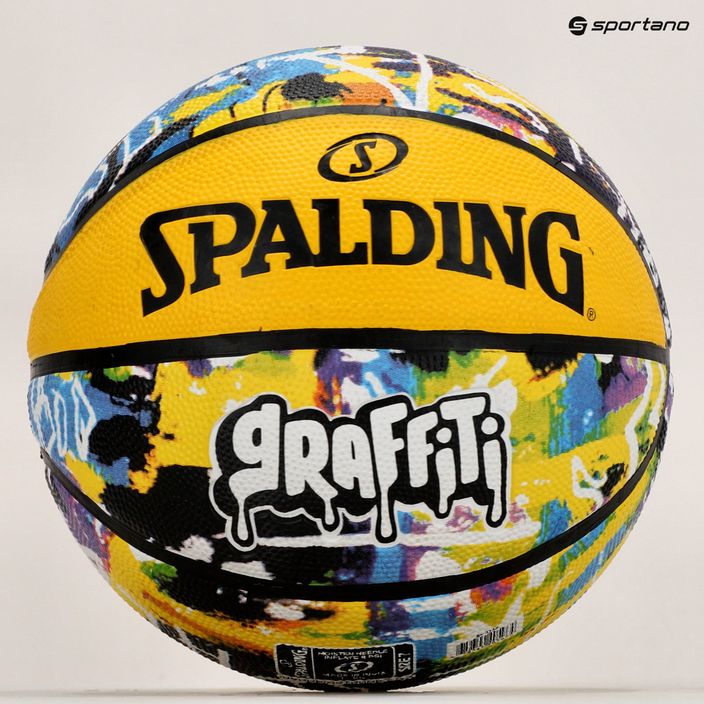 Spalding Graffiti verde/giallo basket taglia 7 6