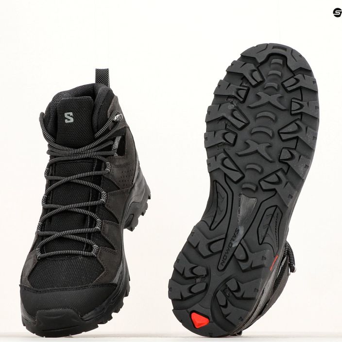 Salomon Quest Rove GTX scarpe da trekking da uomo nero/fantasma/magnete 19