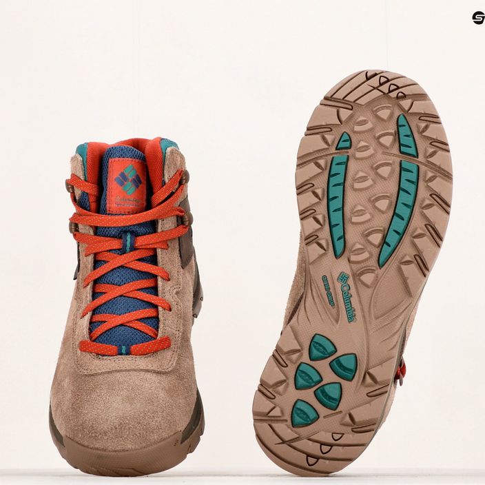 Columbia Newton Ridge BC scarpe da trekking da uomo marrone cenere/caduta d'acqua 26
