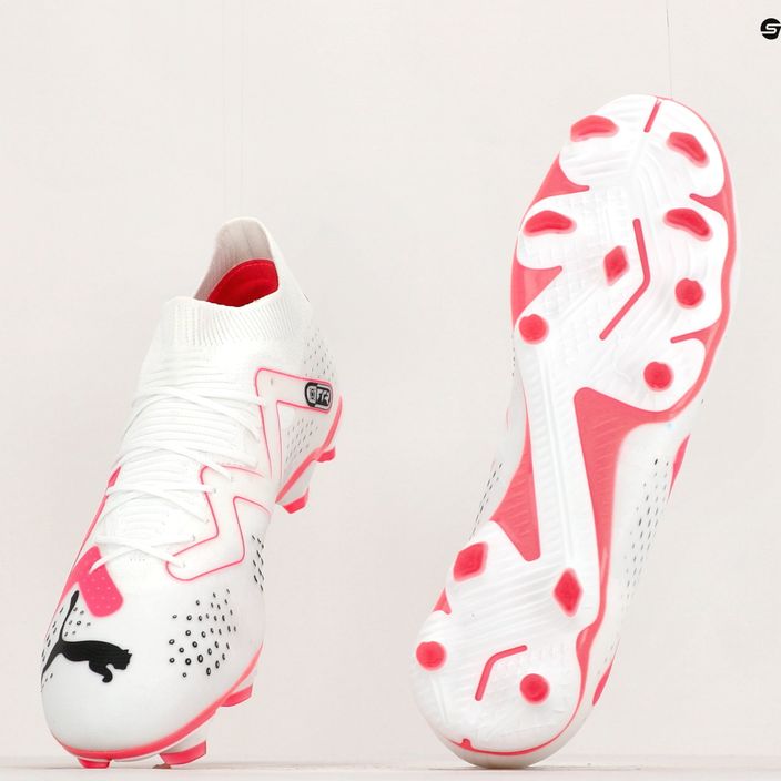 PUMA Future Match FG/AG scarpe da calcio uomo puma bianco/puma nero/fire orchid 12
