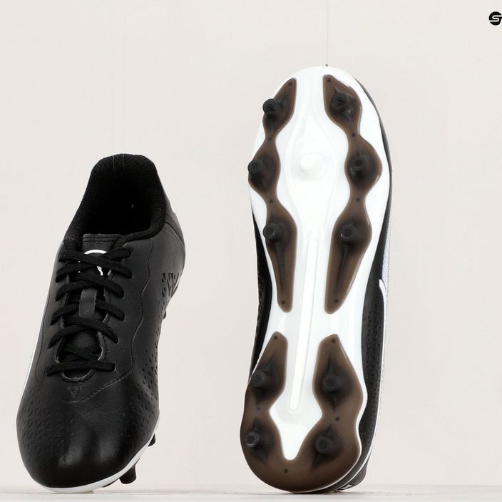 PUMA King Match FG/AG scarpe da calcio per bambini puma nero/puma bianco 12