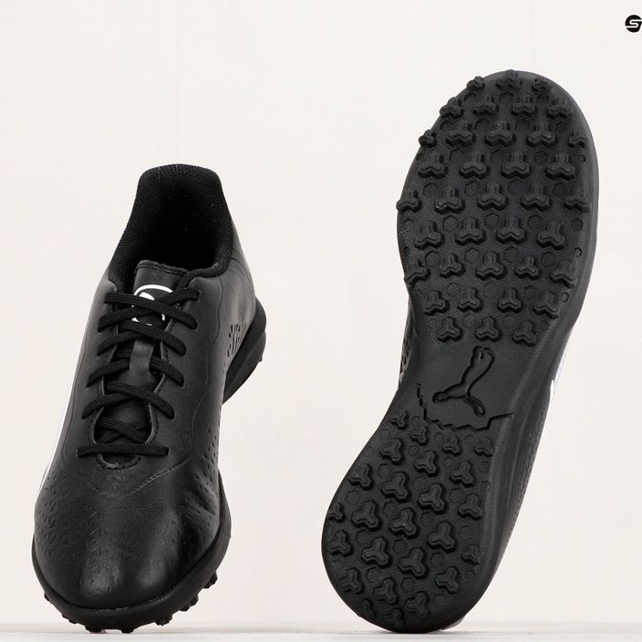 PUMA King Match TT scarpe da calcio per bambini puma nero/puma bianco 18