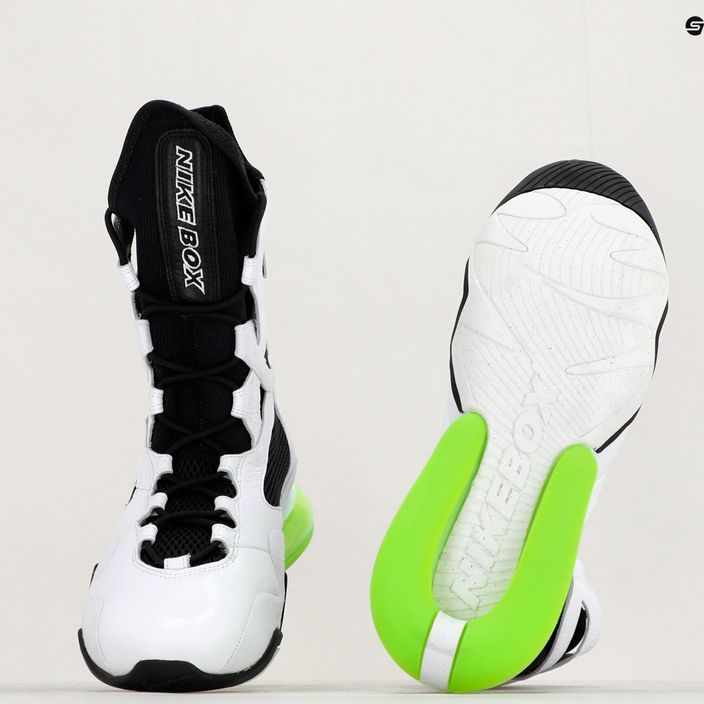 Scarpe Nike Air Max Box donna bianco/nero/verde elettrico 19