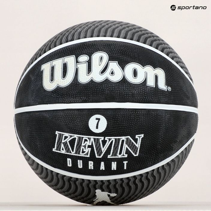 Wilson NBA Player Icon Outdoor basket Durant nero taglia 7 10