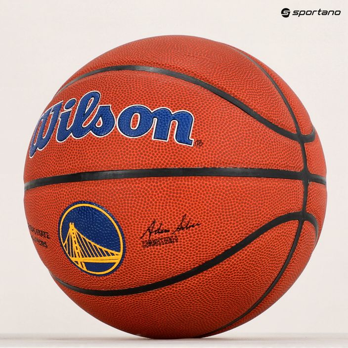 Wilson NBA Team Alliance Golden State Warriors basket marrone taglia 7 6