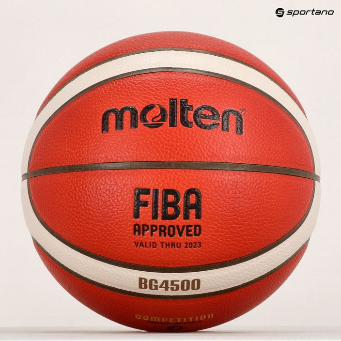 Pallacanestro Molten B7G4500-PL FIBA arancione taglia 7 7