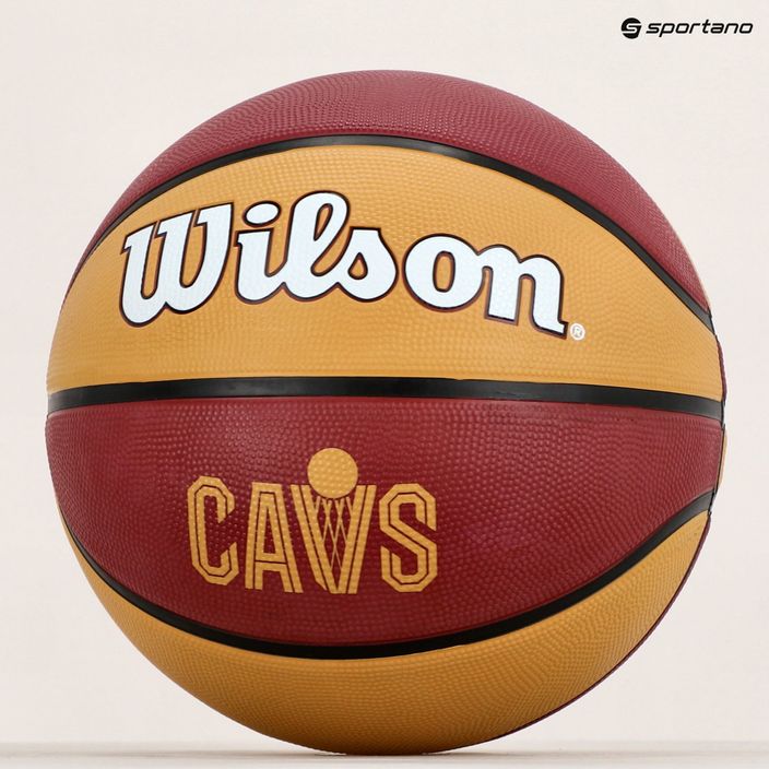 Wilson NBA Team Tribute Cleveland Cavaliers marrone basket taglia 7 4