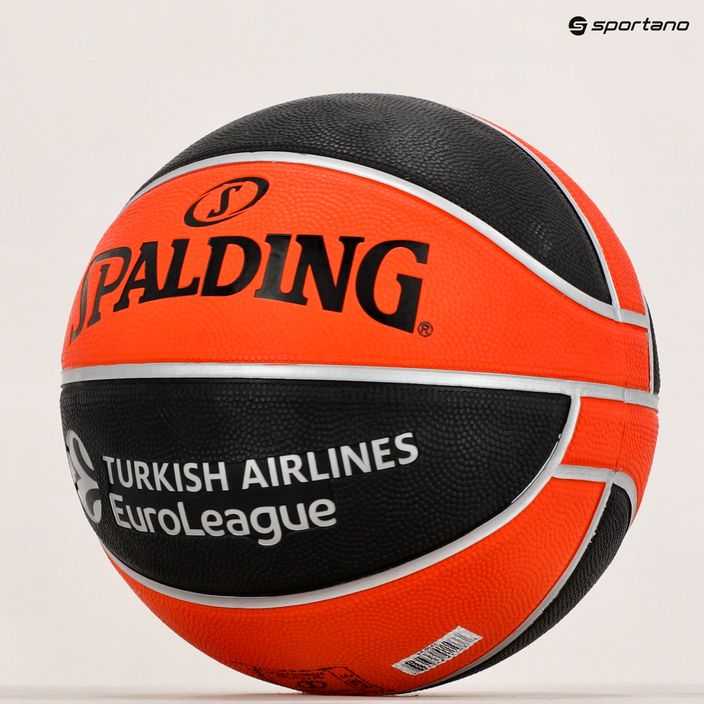 Spalding Euroleague TF-150 Legacy basket arancione/nero taglia 5 9