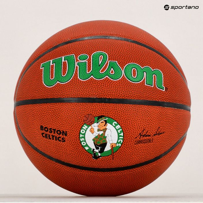Wilson NBA Team Alliance Boston Celtics marrone taglia 7 basket 6