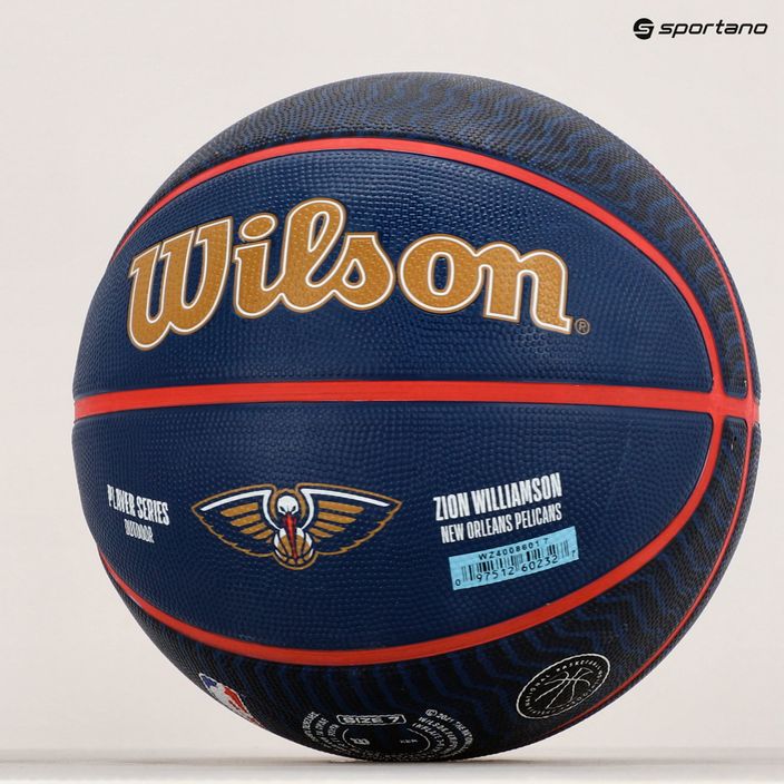 Wilson NBA Player Icon Outdoor Zion basket marina / blu dimensioni 7 10