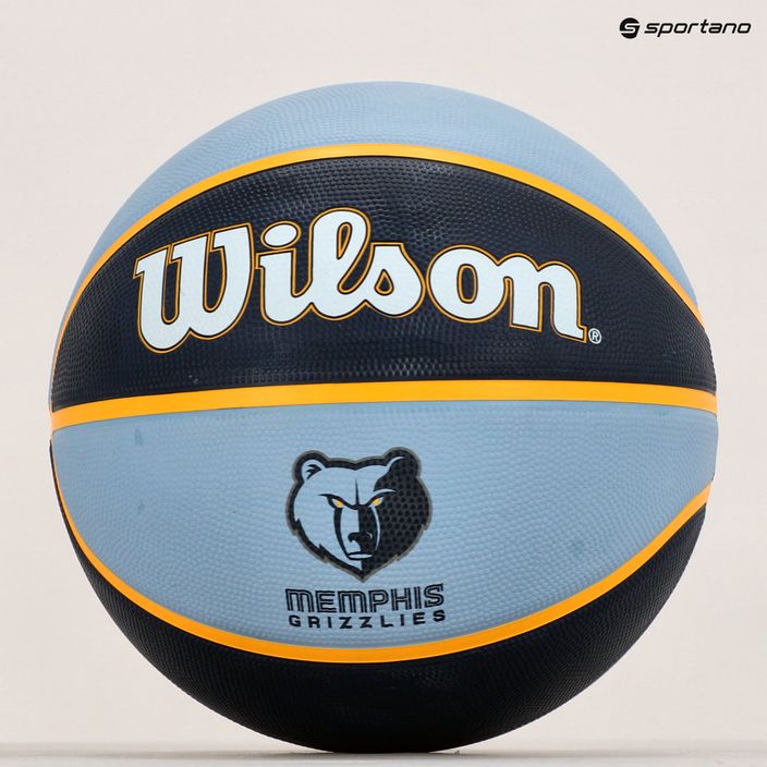 Wilson NBA Team Tribute Memphis Grizzlies basket blu misura 7 6