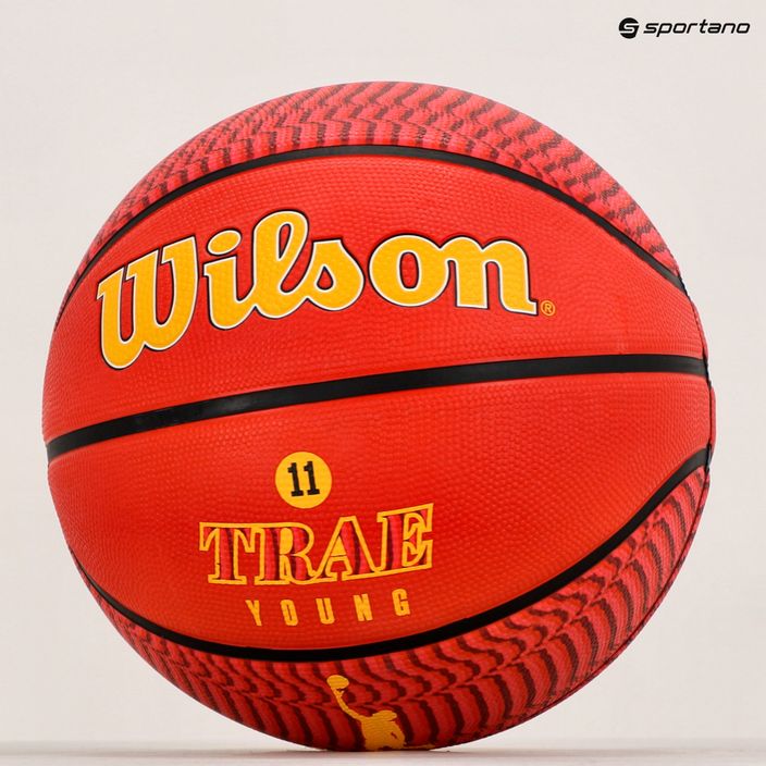 Wilson Giocatore NBA Basket Icona Outdoor Trae rosso dimensioni 7 10