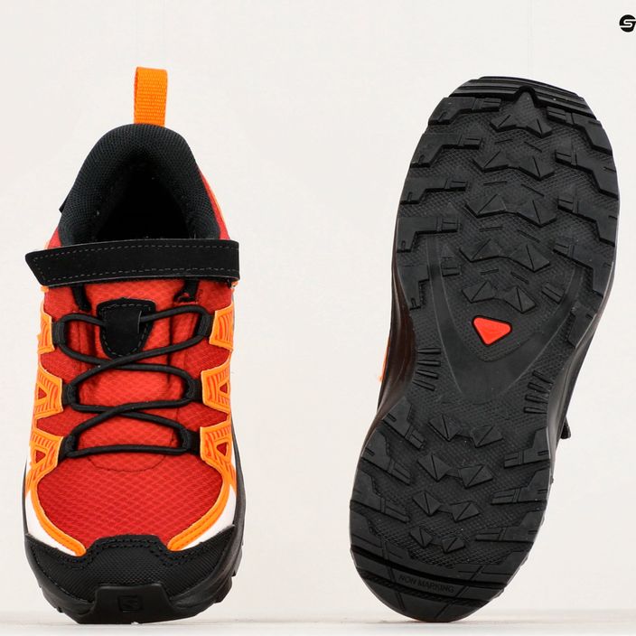 Salomon XA Pro V8 CSWP rosso/nero/opeppe scarpe da trekking per bambini 18