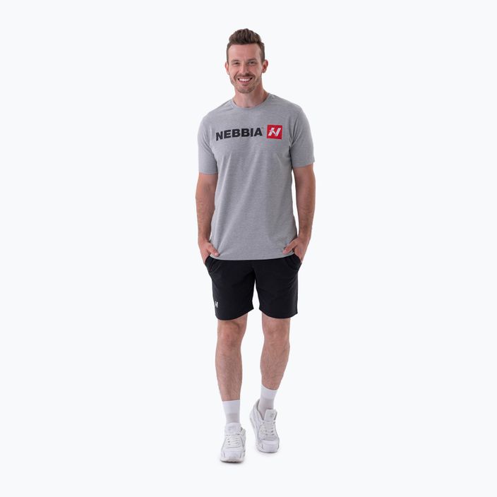 Camicia da allenamento da uomo NEBBIA Red "N" grigio chiaro 3