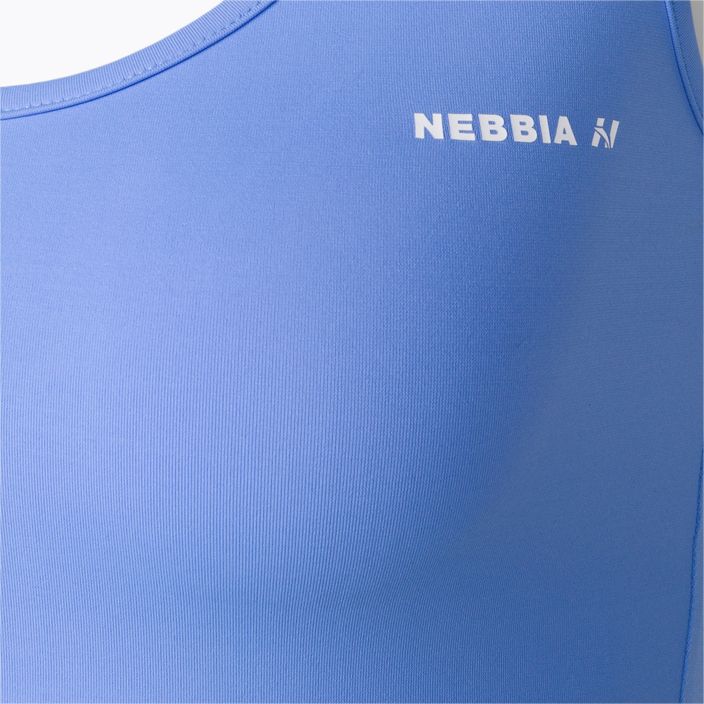 Canotta da allenamento donna NEBBIA Slim Fit Tank Top blu chiaro 3