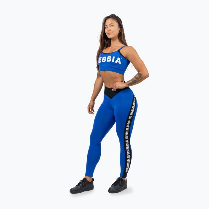 Leggings da allenamento da donna NEBBIA Iconic blue 2