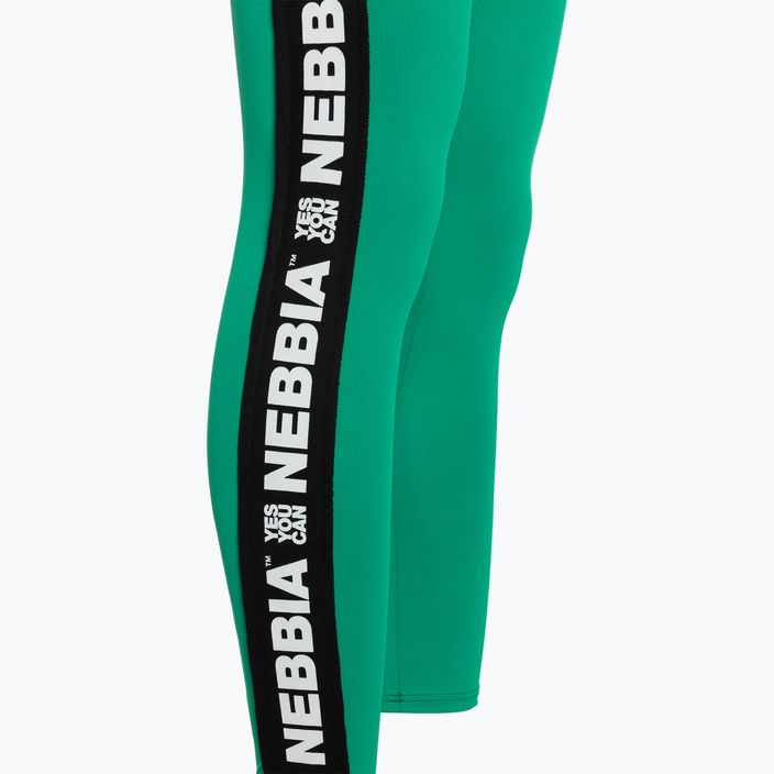 Leggings da allenamento da donna NEBBIA Iconic verde 11