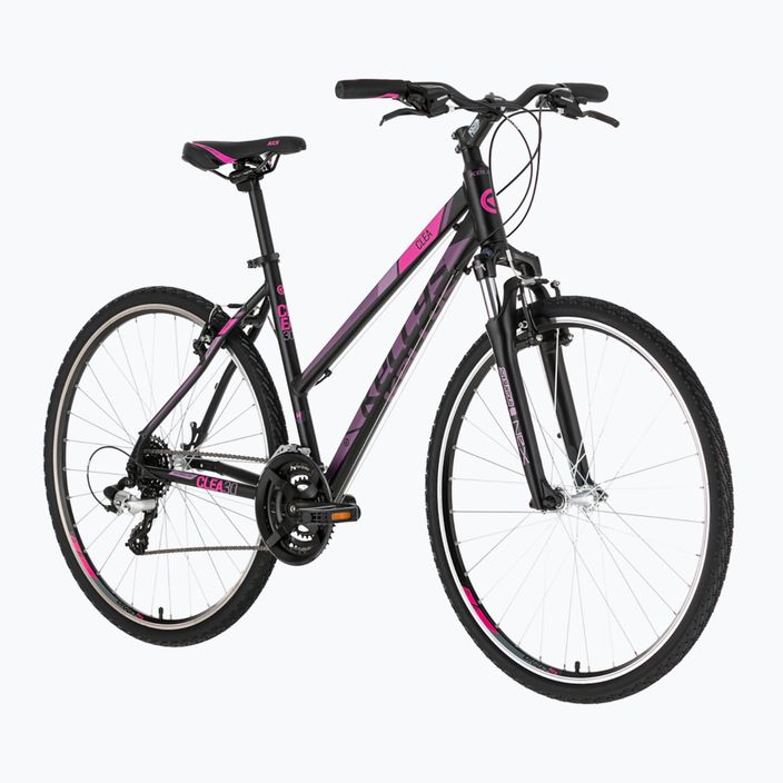 Kellys Clea 30 bici da cross da donna nero/rosa 5