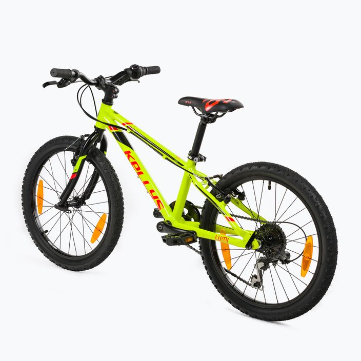 Kellys Lumi 30 20" bicicletta da bambino giallo neon 3