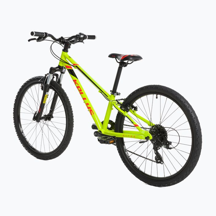 Kellys Kiter 50 bicicletta da bambino 24" giallo neon 3