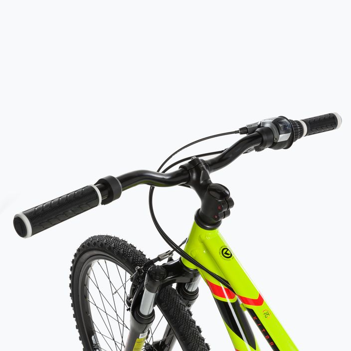 Kellys Kiter 50 bicicletta da bambino 24" giallo neon 4