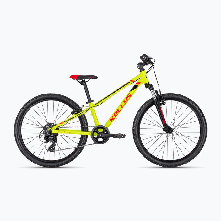 Kellys Kiter 50 bicicletta da bambino 24" giallo neon 6