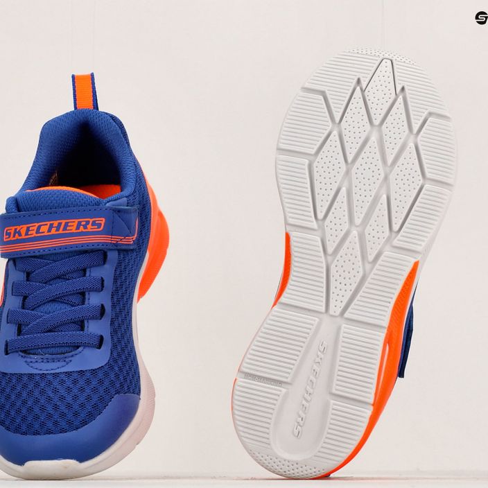 SKECHERS Microspec Max Gorvix scarpe da bambino royal/arancio 12