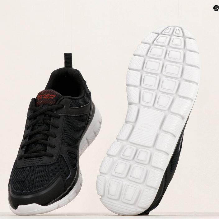 SKECHERS Track Scrolic scarpe da uomo nero/rosso 18