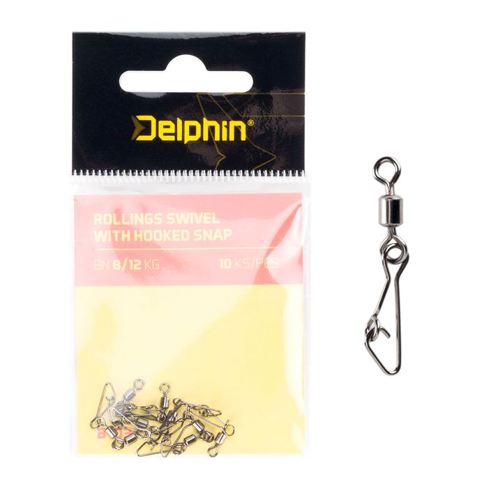 Delphin Girelle con gancio a scatto 10 pezzi nero 969B03004 2