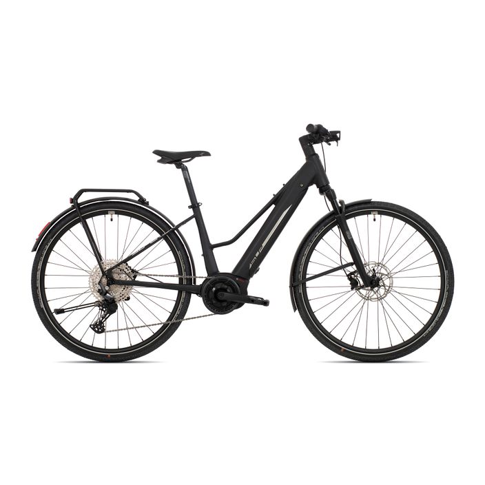 Bicicletta elettrica Superior eXR 6090 BL Touring 36V 625Wh nero opaco/argento cromato 2