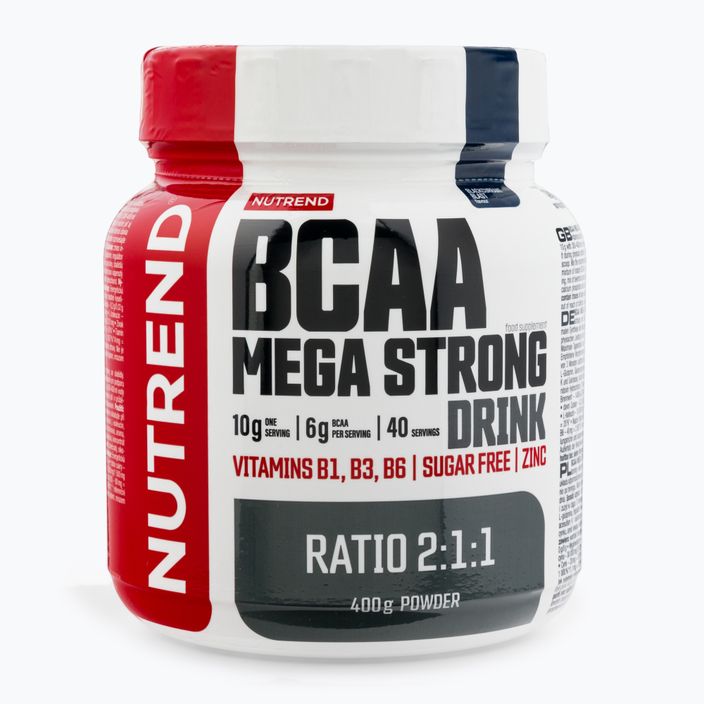 BCAA Nutrend Mega Strong Drink 2:1:1 Ribes nero 400 g