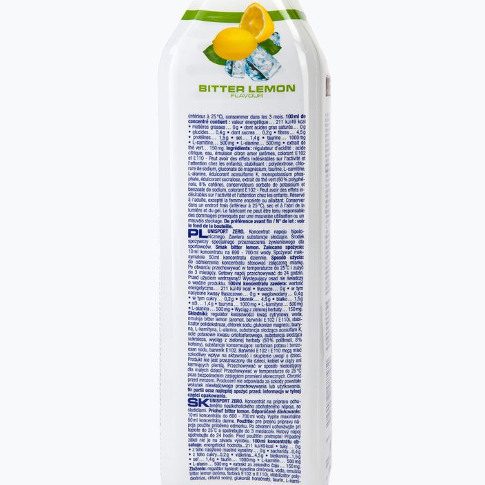 Bevanda isotonica Nutrend Unisport Zer0 Bitter Lemon 1000 ml 2