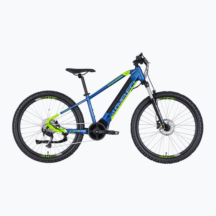 Bicicletta elettrica per bambini LOVELEC Scramjet 36V 15Ah 540Wh blu/verde 12