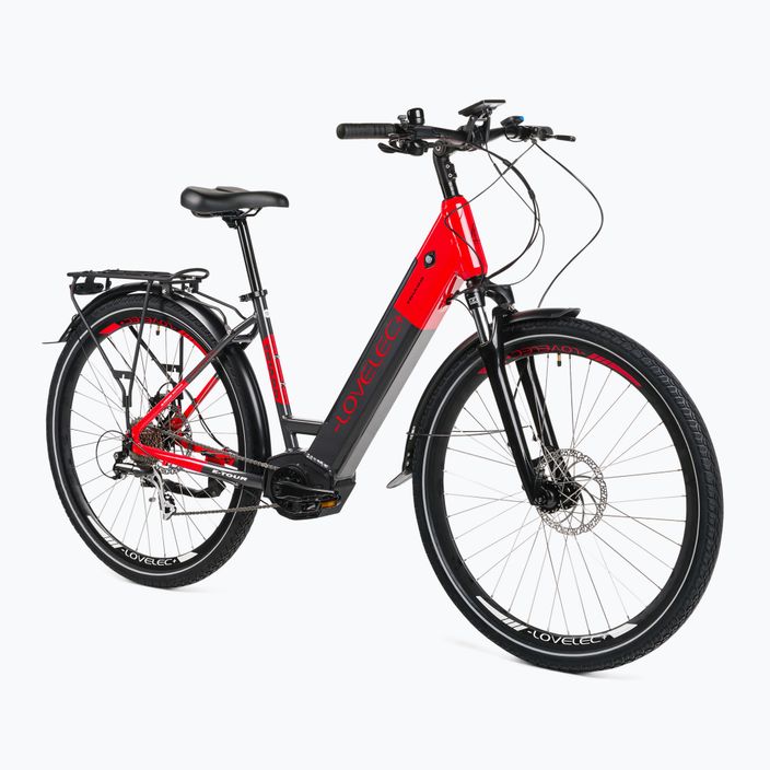 Bicicletta elettrica LOVELEC Triago Low Step 36V 16Ah 576Wh grigio/rosso 2