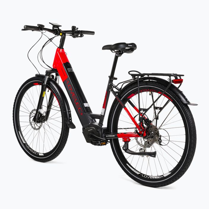 Bicicletta elettrica LOVELEC Triago Low Step 36V 16Ah 576Wh grigio/rosso 3