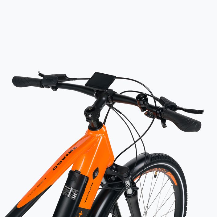 Bicicletta elettrica LOVELEC Triago Man 36V 16Ah 576Wh grigio/arancio 4