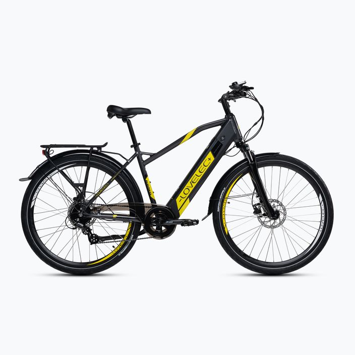Bicicletta elettrica LOVELEC Komo Man 36V 16Ah 576Wh grigio/giallo