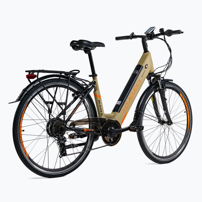 Bicicletta elettrica LOVELEC Rana 36V 16Ah 576Wh beige/nero 3